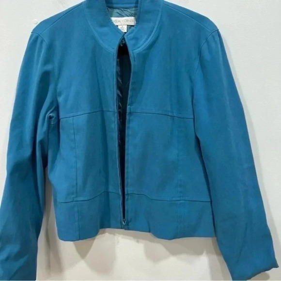 Casual corner zip up jacket 6 - Picture 2 of 9